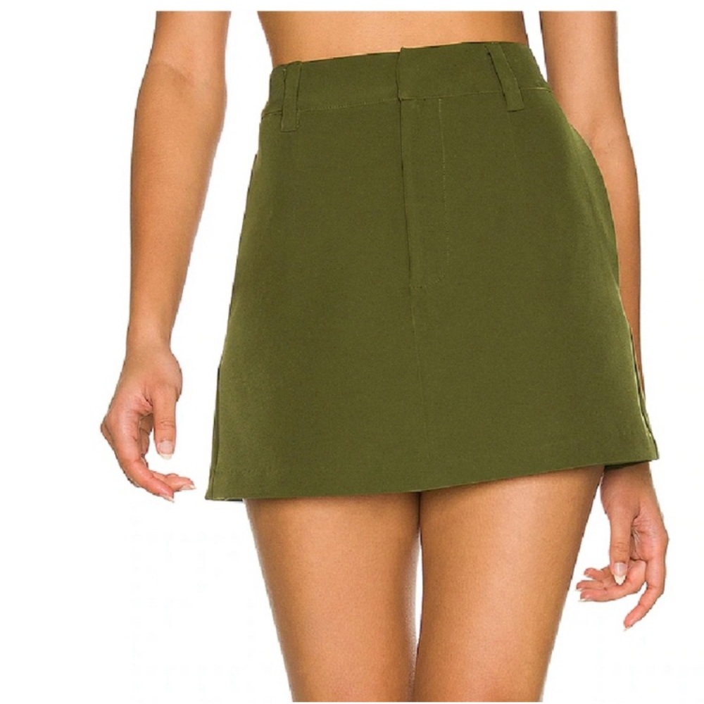 Camila Coelho Olive Green Skort